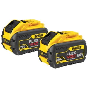 DeWALT DCB609-2 FLEXVOLT 20/60V 9.0Ah Lithium-Ion Battery 2-Pack